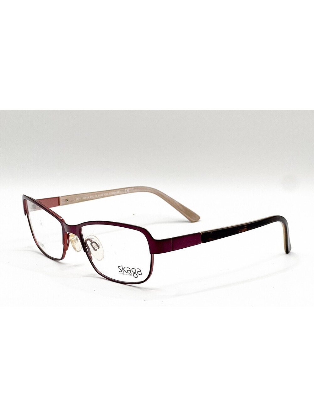 Skaga 3871 Lotta 5405 Brown Full Rim Authentic Eyeglass Frames 51-16